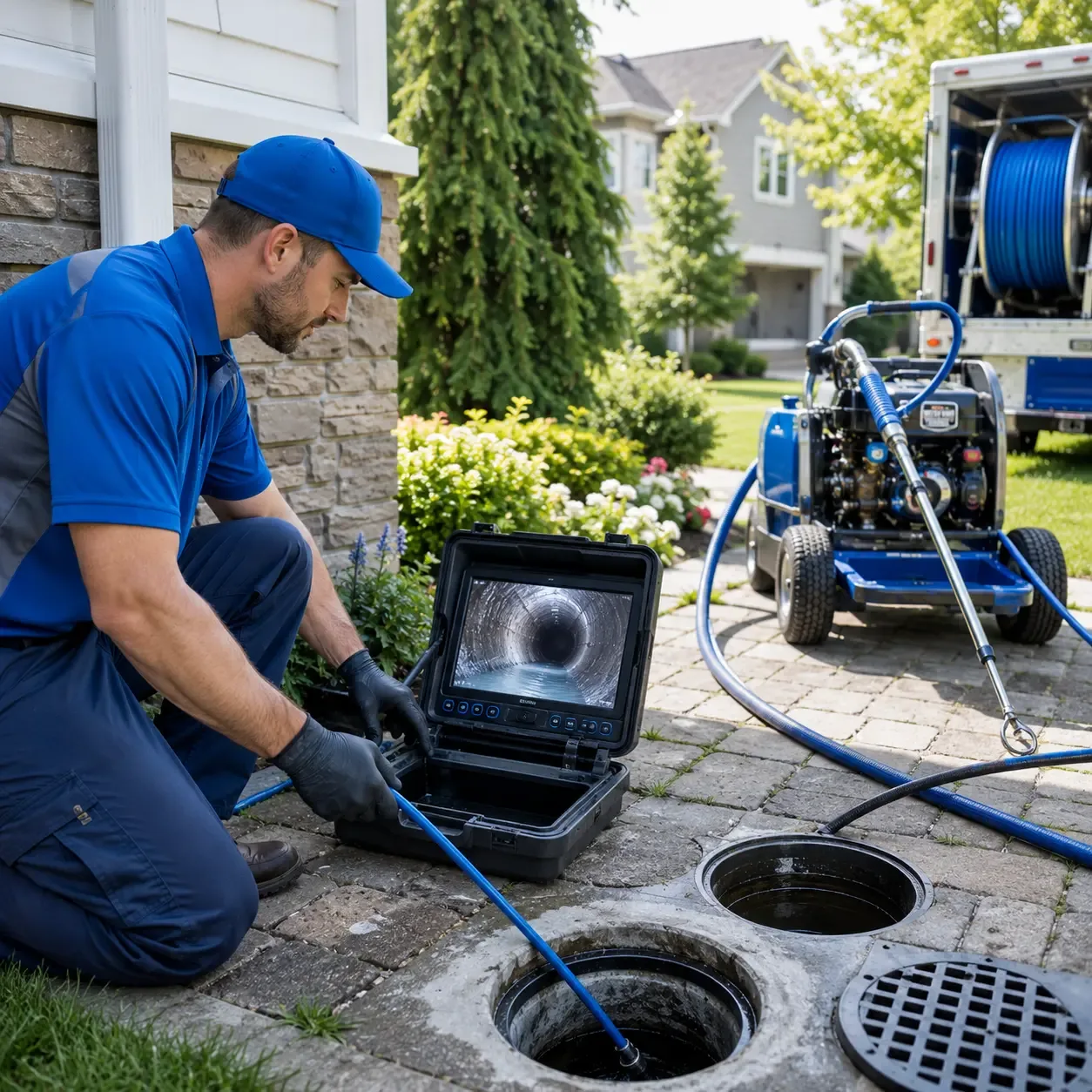 Outdoor drain cleaning professionals serving Ashley, IN