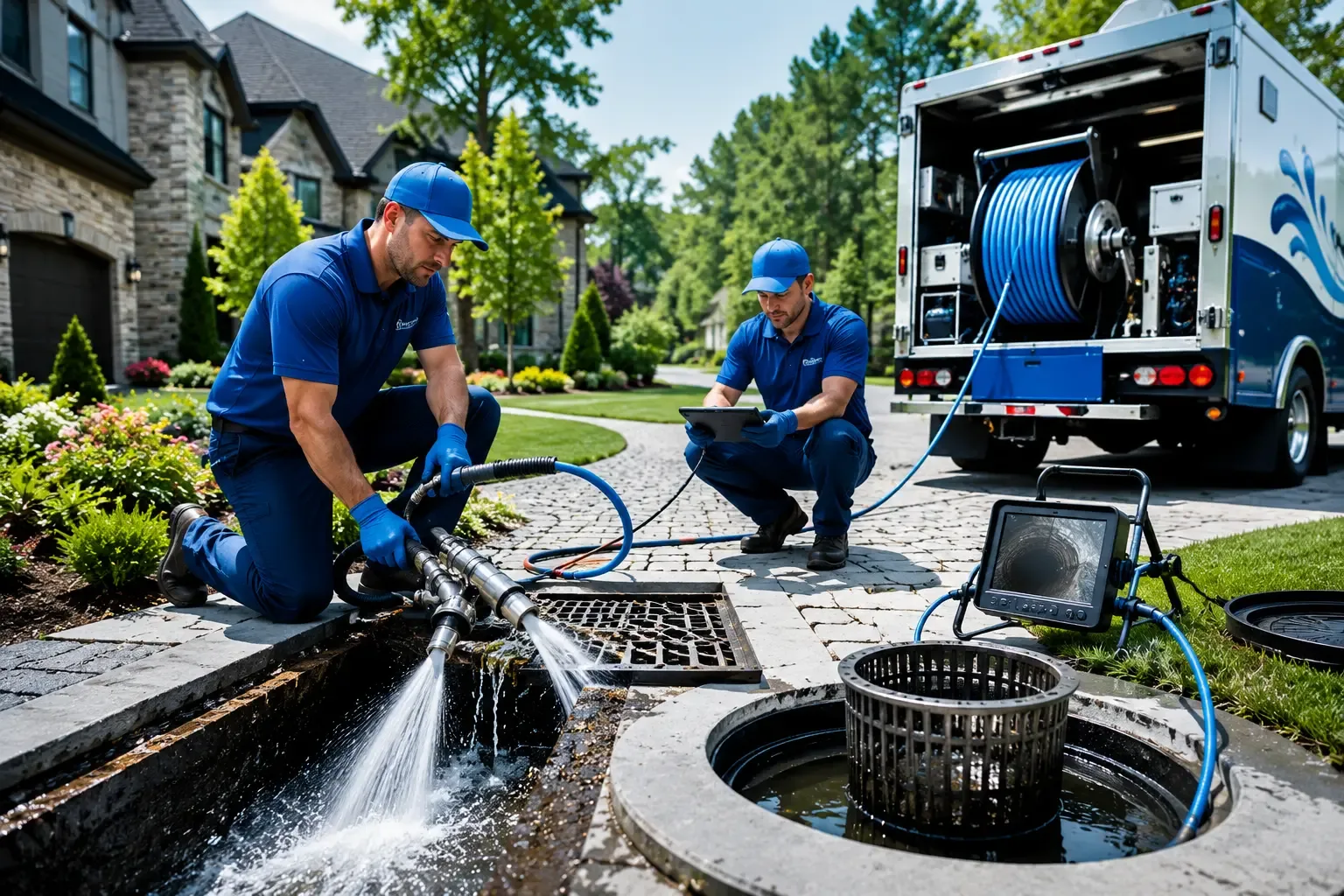 Local outdoor drain cleaning professionals in Ashley, IN